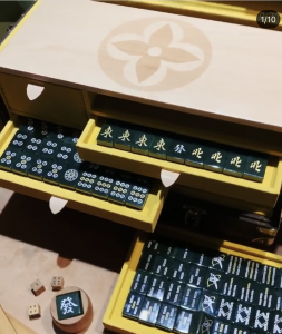 Louis Vuitton releases new Vanity Mahjong set with a pine green interior