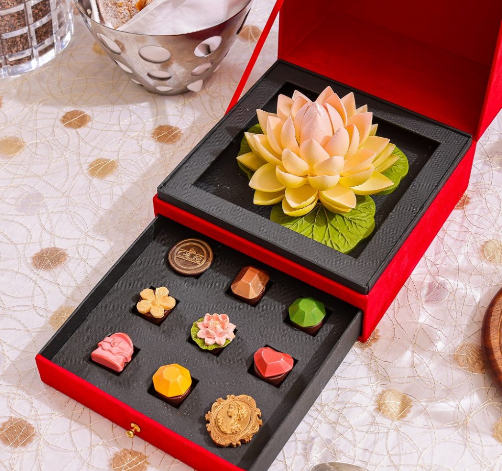 Cafe Society's Mother's Day Red Box eith handcrafted chocolates