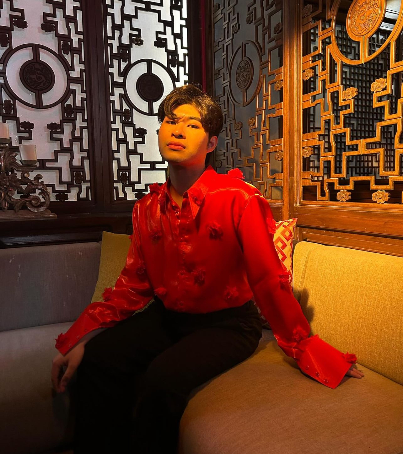 Vince During Ruby Wong Photoshoot