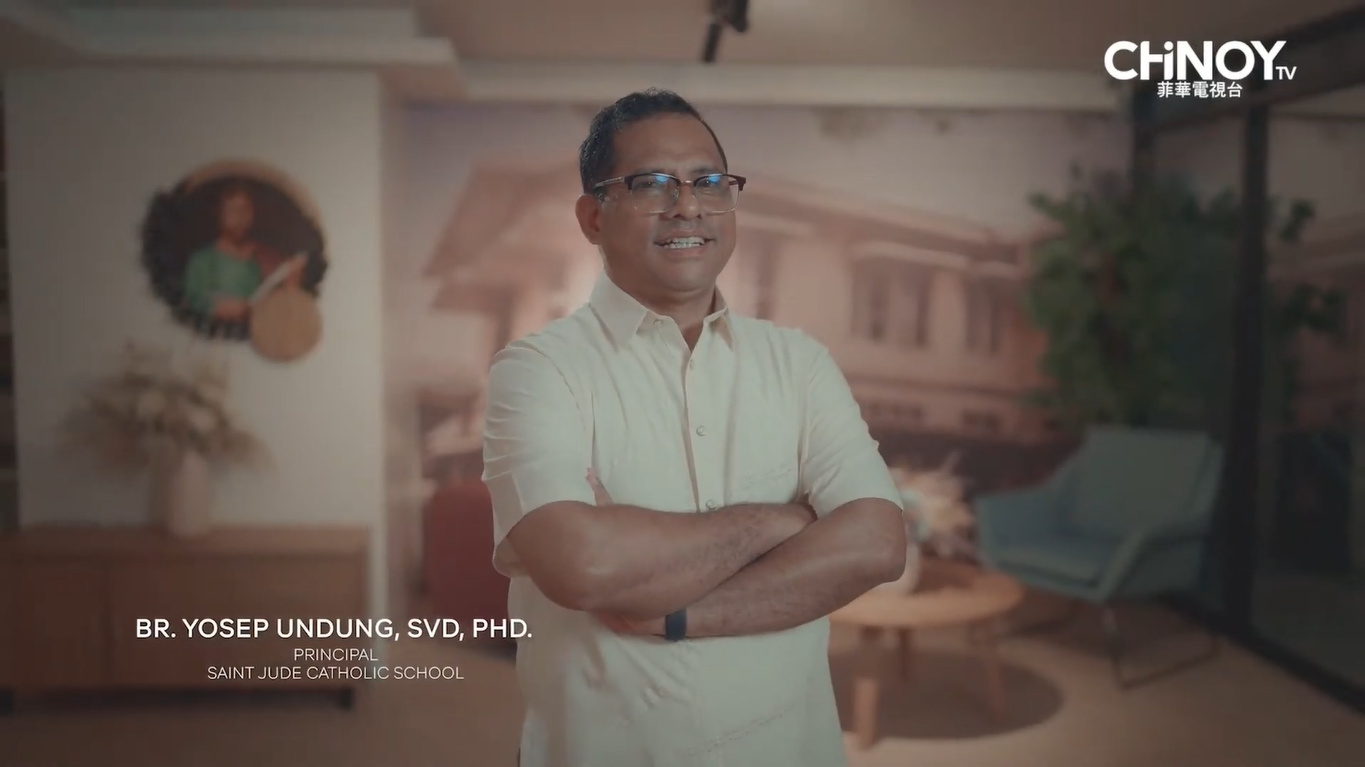 Screencap of Br. Yosep Undung, SVD, PhD in the CBFH S5 Ep 7