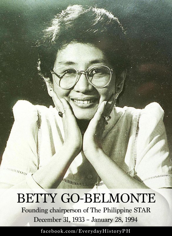 Betty Go-Belmone Filipino Journalist for Women’s Month