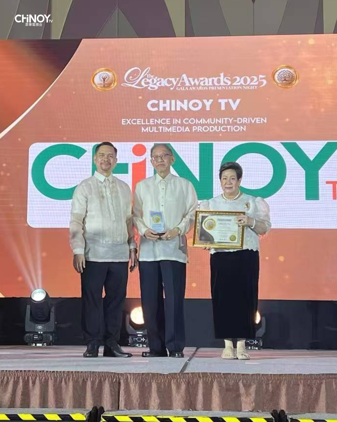 CHiNOY TV Awarded 2025 Legacy Awards Philippines for Community-Driven Multimedia Production 