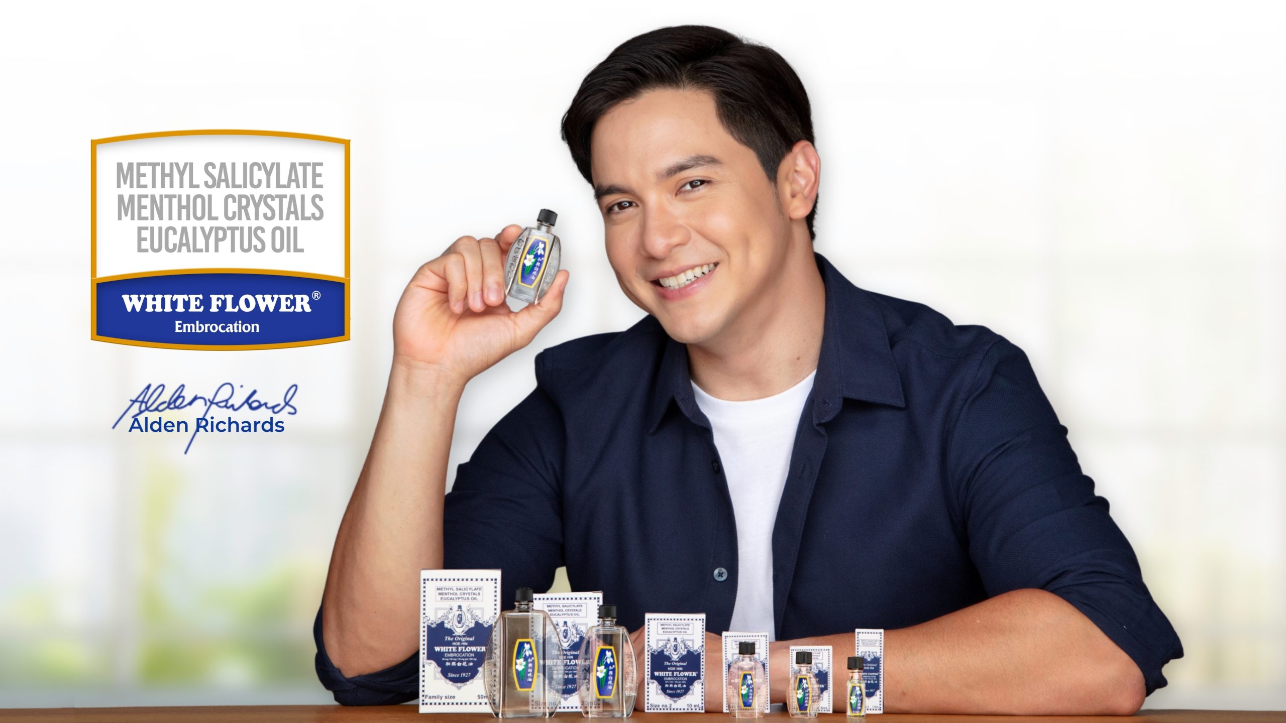 Alden Richards White Flower Philippines