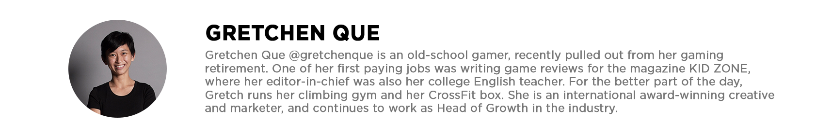 Write Up - Gretchen Que